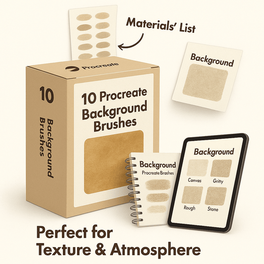 10 Pocreate Background Brushes - WildBrushes